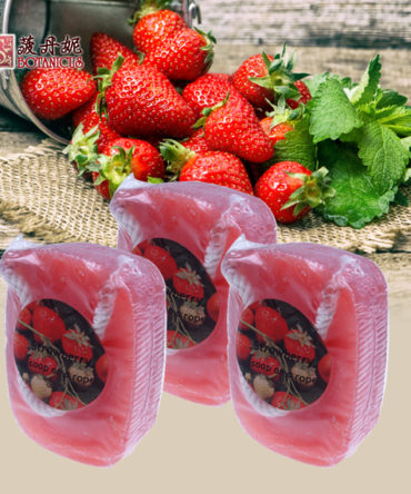 草莓手工皂 190g 三個
