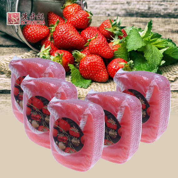 草莓手工皂 190g 五個