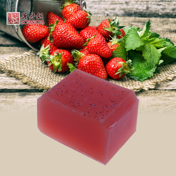 草莓手工皂 80g 一個