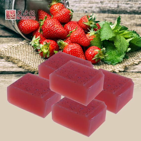 草莓手工皂 80g 五個